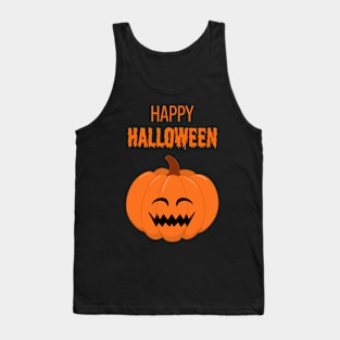 Happy Halloween Pumpkin Face #5 Tank Top